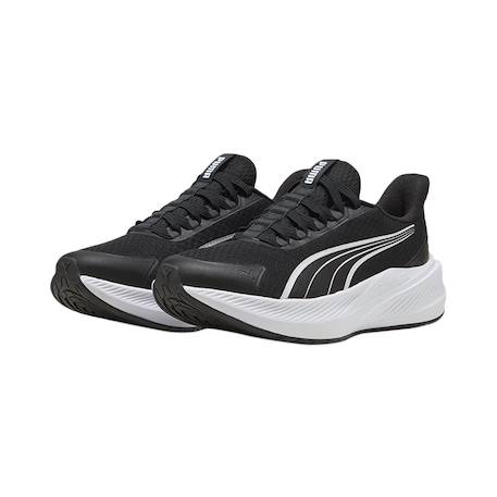 Baskets basses à lacets Noir   blanc+Noir, blanc 8 - vertbaudet enfant 