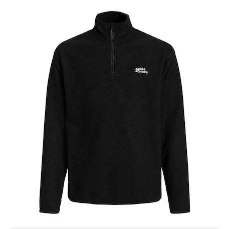 Polaire garçon quarter Noir+Vert 2 - vertbaudet enfant 