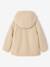 Manteau fille à capuche écru 2 - vertbaudet enfant 