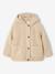 Manteau fille à capuche écru 1 - vertbaudet enfant 