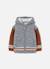 Veste garçon en maille à capuche Gris 2 - vertbaudet enfant 