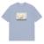 T-shirt garçon à manches courtes tavira Bleu+Écru+Noir 2 - vertbaudet enfant 