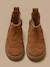 Boots chelsea bout fleuri cuir bébé Camel+Marine 3 - vertbaudet enfant 