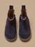 Boots chelsea bout fleuri cuir bébé Camel+Marine 9 - vertbaudet enfant 