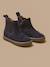 Boots chelsea bout fleuri cuir bébé Camel+Marine 7 - vertbaudet enfant 