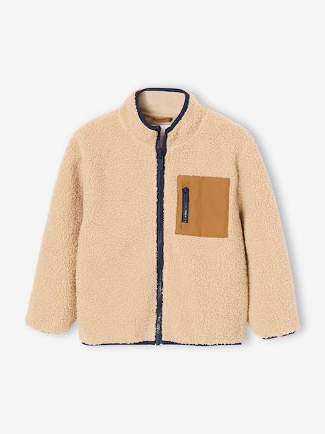Parka 3 en 1 garçon amovible bleu ardoise+noix de pécan 8 - vertbaudet enfant 