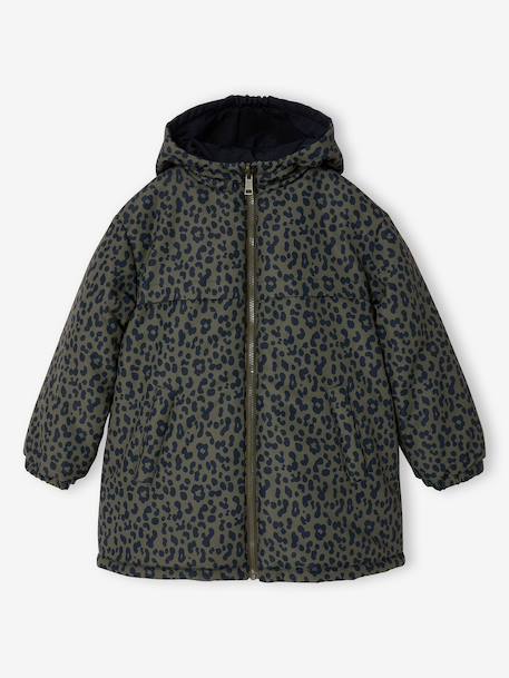 Parka réversible enfant kaki 8 - vertbaudet enfant 
