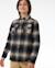 Chemise manches longues en flanelle count enfant Kaki rock+Taupe 10 - vertbaudet enfant 