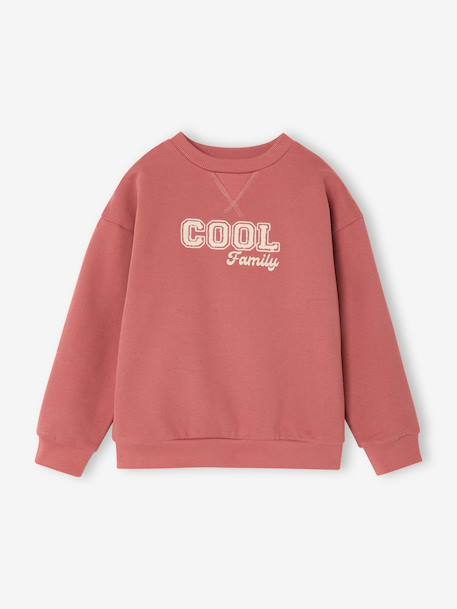 Sweat enfant capsule famille terracotta 1 - vertbaudet enfant 
