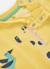Pyjama bébé brodée de girafes et éléphants Jaune 3 - vertbaudet enfant 