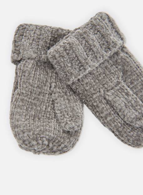 Moufle bébé imprimé pingouin Gris 3 - vertbaudet enfant 