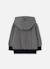 Sweat zippé garçon en maille à capuche Noir 3 - vertbaudet enfant 