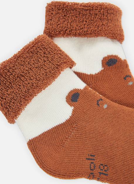 Lot de 3 paires de chaussettes bébé avec pingouin Gris 2 - vertbaudet enfant 