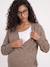 Gilet cache coeur grossesse allaitement taupe 8 - vertbaudet enfant 