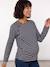 T-shirt grossesse et allaitement marine 6 - vertbaudet enfant 