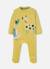 Pyjama bébé brodée de girafes et éléphants Jaune 1 - vertbaudet enfant 