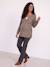Gilet cache coeur grossesse allaitement taupe 3 - vertbaudet enfant 