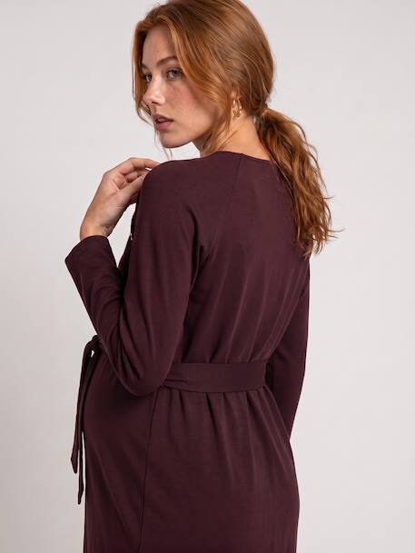 Robe de grossesse et allaitement marron 5 - vertbaudet enfant 