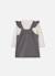 Ensemble bébé fille en maille avec pingouin Gris 2 - vertbaudet enfant 