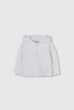 -Gilet bébé avec capuche