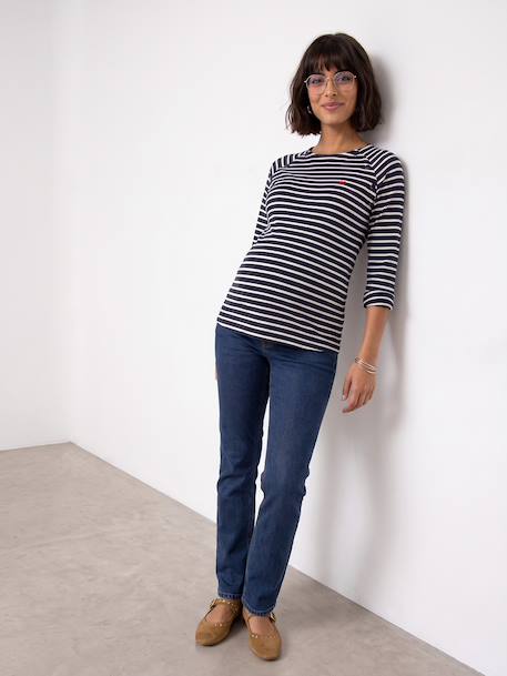 T-shirt grossesse et allaitement marine 2 - vertbaudet enfant 
