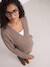 Gilet cache coeur grossesse allaitement taupe 9 - vertbaudet enfant 