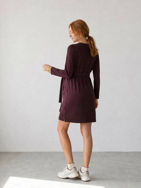 Robe de grossesse et allaitement marron 4 - vertbaudet enfant 