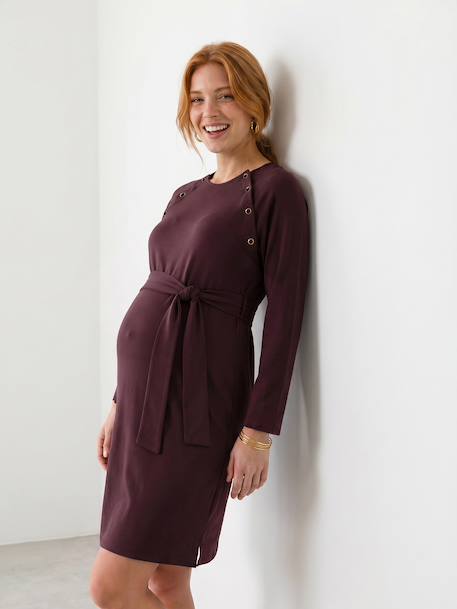 Robe de grossesse et allaitement marron 6 - vertbaudet enfant 