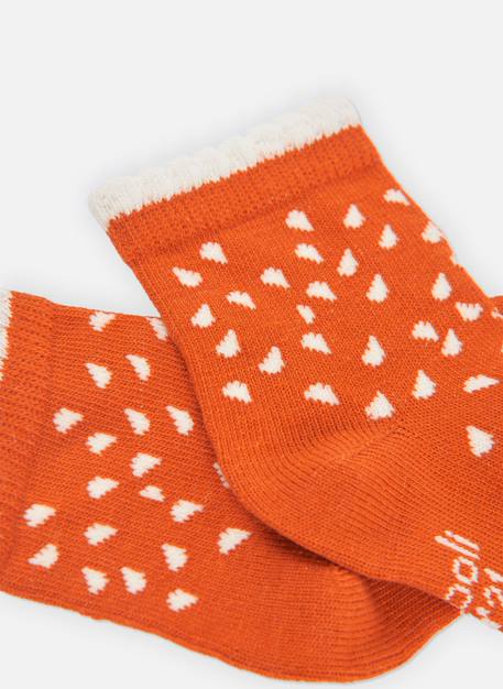 Lot de 3 paires de chaussettes à imprimé fleuri Vert 4 - vertbaudet enfant 