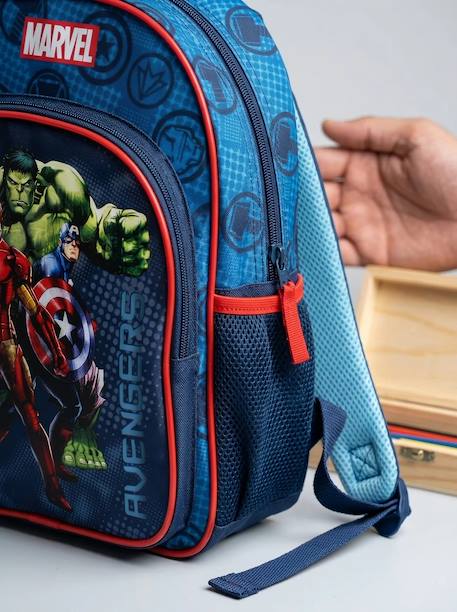 Sac à dos avengers hulk captain america iron man 30 cm Bleu marine 4 - vertbaudet enfant 