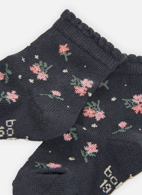 Lot de 3 paires de chaussettes imprimé fleurs Pink 2 - vertbaudet enfant 