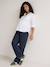 Pantalon de grossesse bandeau marine 1 - vertbaudet enfant 
