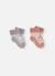 Lot de 2 paires de chaussettes bébé imprimé oursons Marron 1 - vertbaudet enfant 