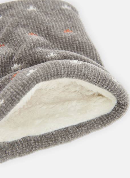 Tour de cou bébé imprimé de points Gris 3 - vertbaudet enfant 