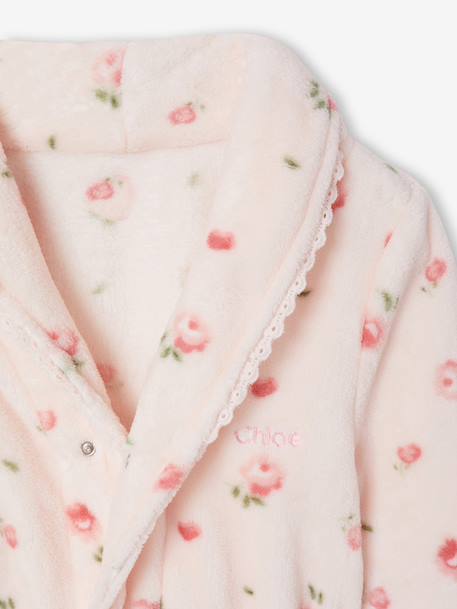 Robe de chambre enfant fille rose clair 4 - vertbaudet enfant 