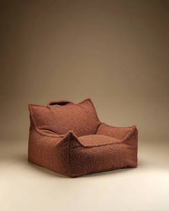 Chambre et rangement-Fauteuil club pouf ado en teddy