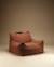 Fauteuil club pouf ado en teddy Biscuit+Warm hazel 7 - vertbaudet enfant 