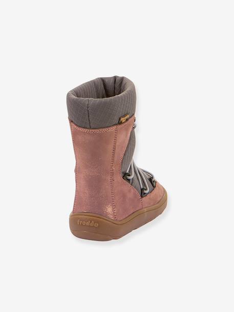 Bottes pieds nus enfants BAREFOOT TEX TRACK WOOL Froddo bleu+bleu pétrole+gris 15 - vertbaudet enfant 