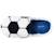 Chaussons mules maille bouclette semelle bloup extra confort Bleu 2 - vertbaudet enfant 
