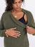 Pull grossesse et allaitement bordeaux+kaki 14 - vertbaudet enfant 