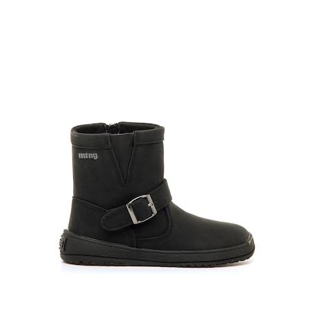 Bottines filles synthétique fermeture éclair Black+Brown+Moka 1 - vertbaudet enfant 