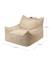 Fauteuil club pouf ado en velours côtelé Brown sugar+Toffee 5 - vertbaudet enfant 