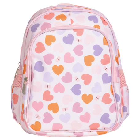 Sac à dos isotherme fleurs du jardin Bleu menthol+Kaki+Rose+Saumon+Vert 18 - vertbaudet enfant 