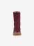 Filles Bottes PULSE TEX STAR BOOTS WOOL Froddo bordeaux+noir 7 - vertbaudet enfant 