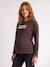 T-shirt grossesse manches longues chocolat 2 - vertbaudet enfant 