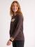 T-shirt grossesse manches longues chocolat 1 - vertbaudet enfant 
