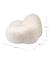 Fauteuil Momo pouf ado en yeti Cream+Truffle 6 - vertbaudet enfant 