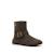 Bottines filles synthétique fermeture éclair Black+Brown+Moka 8 - vertbaudet enfant 