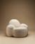 Fauteuil Momo pouf ado en teddy Biscuit 1 - vertbaudet enfant 