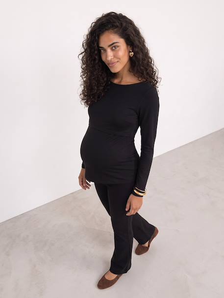T-shirt grossesse et allaitement noir 3 - vertbaudet enfant 